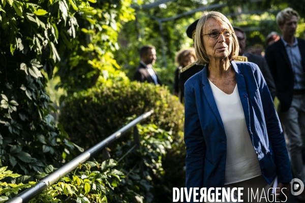 Déplacement de Françoise Nyssen dans l Eure.