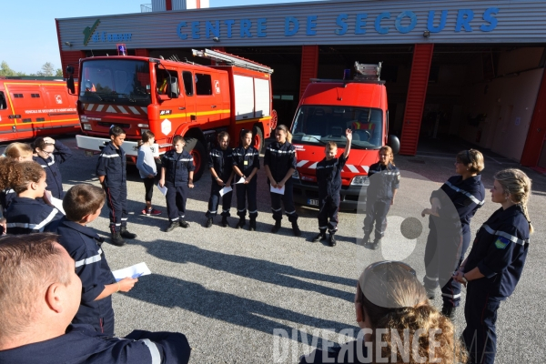 Formation des Jeunes Sapeurs Pompiers