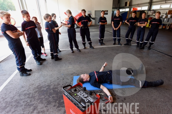 Formation des Jeunes Sapeurs Pompiers