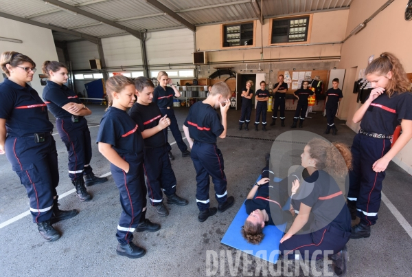 Formation des Jeunes Sapeurs Pompiers