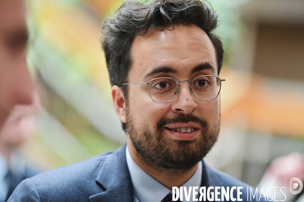 Déplacement de Florence Parly et Mounir Mahjoubi à la Direction interarmées des réseaux d infrastructure et des systèmes d information de la défense