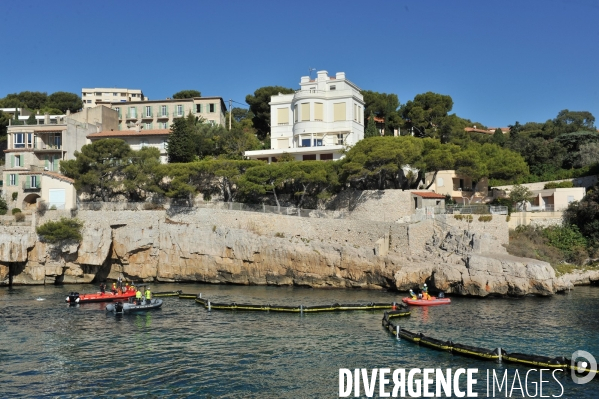 POLMAR à Cassis Bouches du Rhône