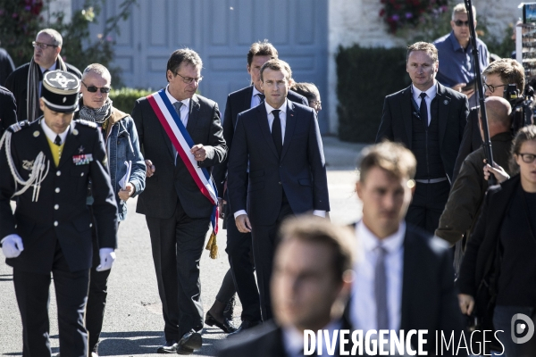 Emmanuel Macron à Colombey-les-Deux-Eglises