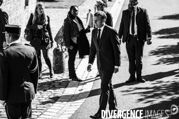 Emmanuel Macron à Colombey-les-Deux-Eglises