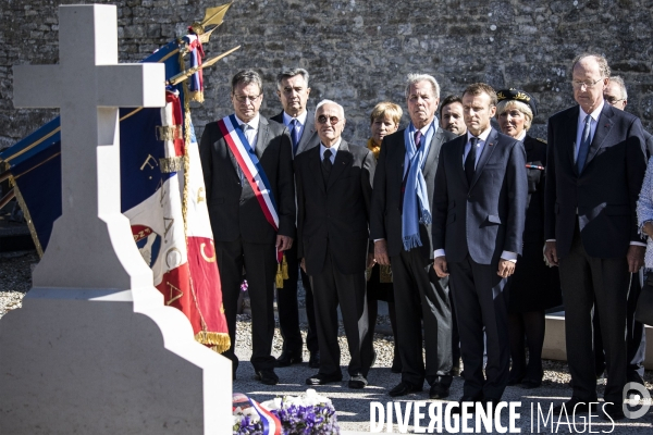 Emmanuel Macron à Colombey-les-Deux-Eglises