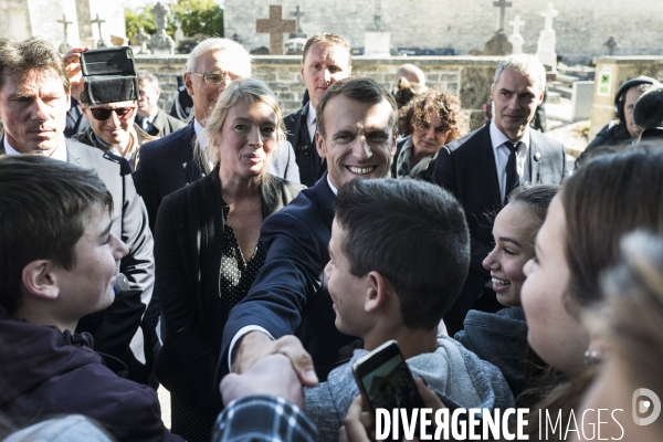 Emmanuel Macron à Colombey-les-Deux-Eglises