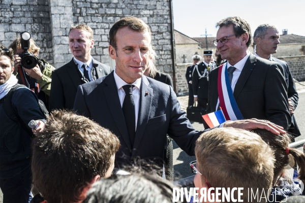 Emmanuel Macron à Colombey-les-Deux-Eglises