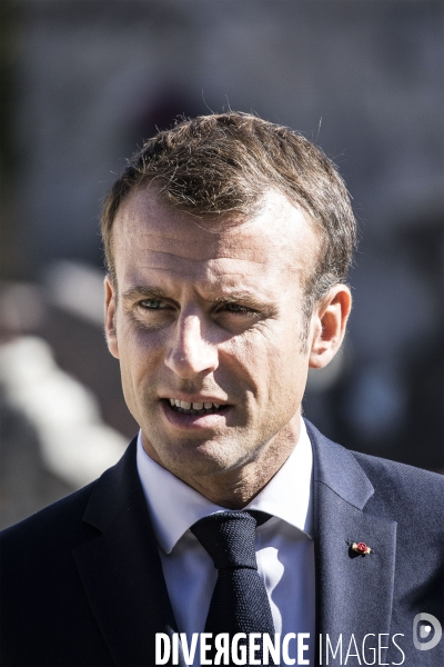 Emmanuel Macron à Colombey-les-Deux-Eglises