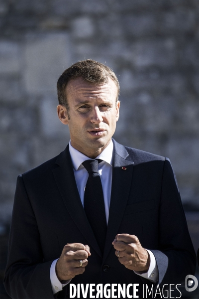 Emmanuel Macron à Colombey-les-Deux-Eglises