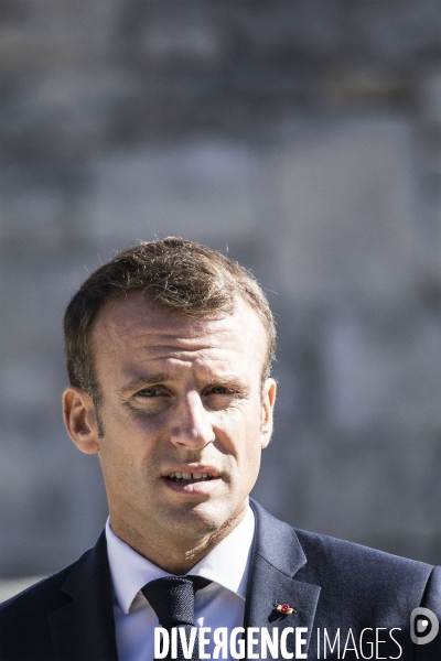 Emmanuel Macron à Colombey-les-Deux-Eglises