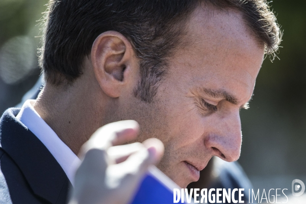Emmanuel Macron à Colombey-les-Deux-Eglises