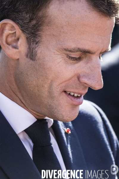 Emmanuel Macron à Colombey-les-Deux-Eglises