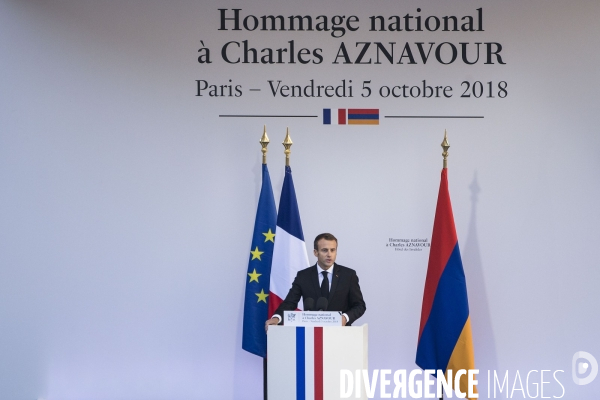 Hommage National à Charles AZNAVOUR.
