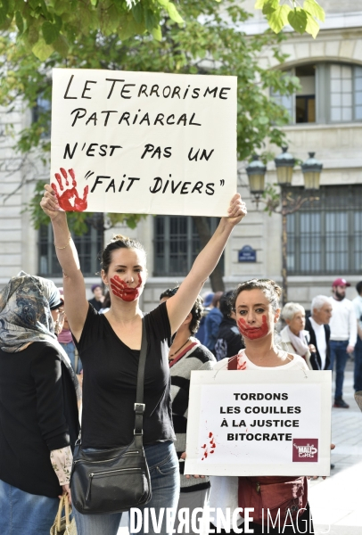 Rassemblement contre les violences faites aux femmes, à Paris