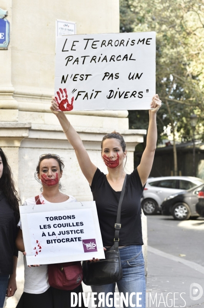 Rassemblement contre les violences faites aux femmes, à Paris