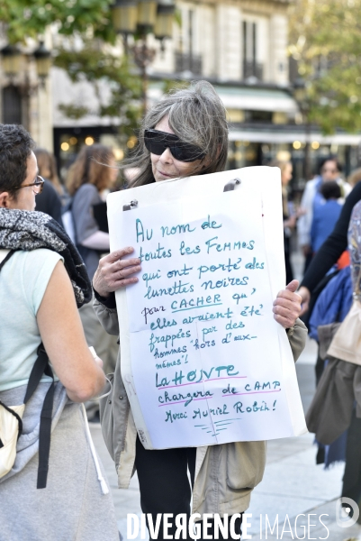 Rassemblement contre les violences faites aux femmes, à Paris