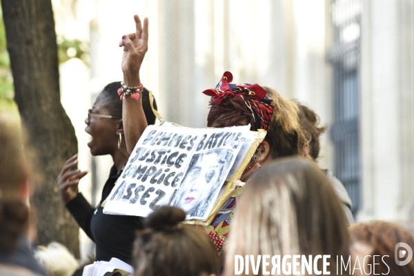 Rassemblement contre les violences faites aux femmes, à Paris