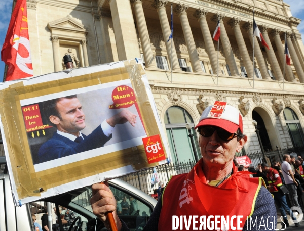 Marseille : Manifestation intersyndicale