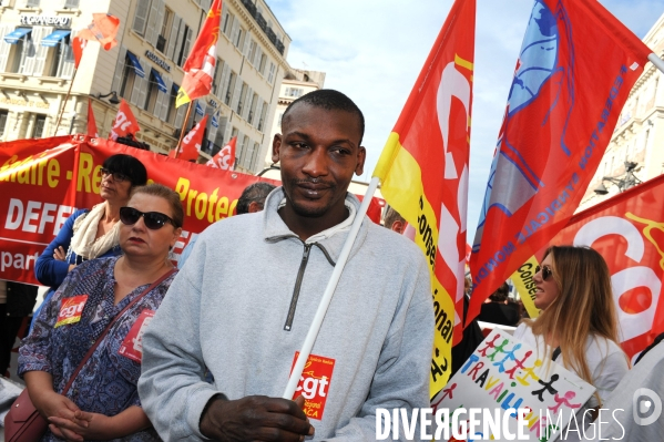 Marseille : Manifestation intersyndicale