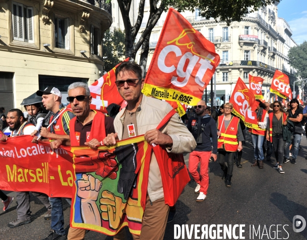 Marseille : Manifestation intersyndicale