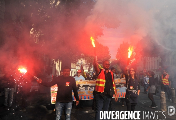 Marseille : Manifestation intersyndicale