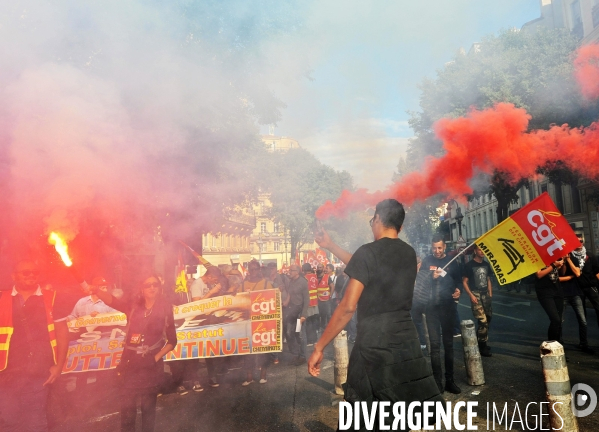 Marseille : Manifestation intersyndicale