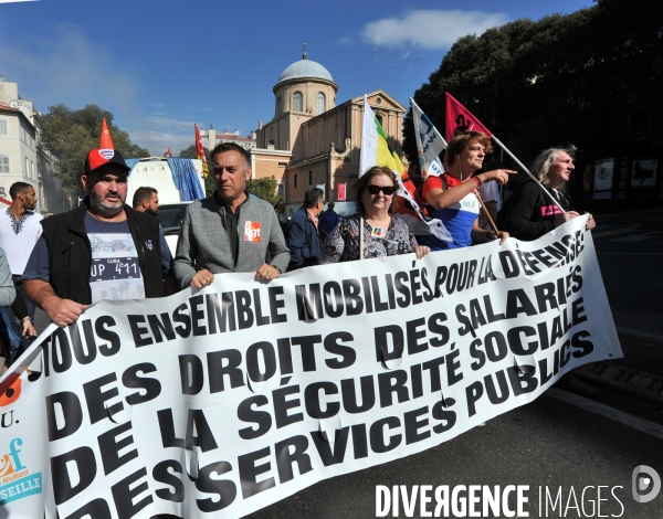 Marseille : Manifestation intersyndicale