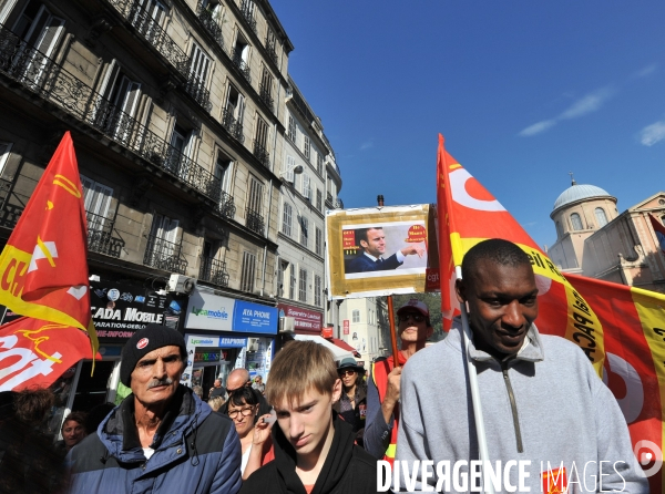 Marseille : Manifestation intersyndicale