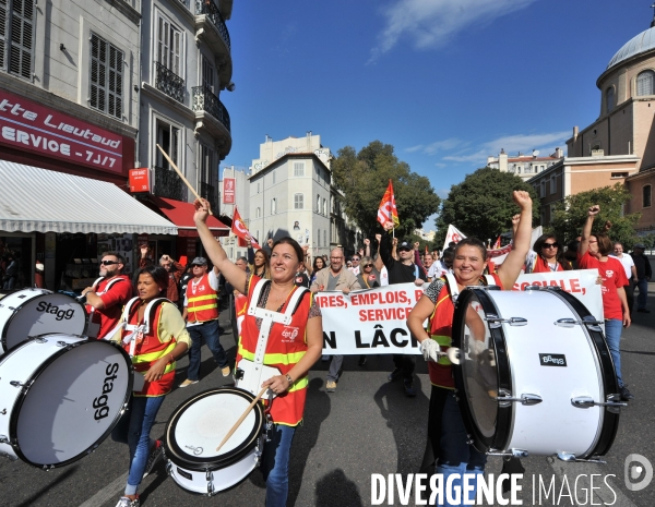 Marseille : Manifestation intersyndicale