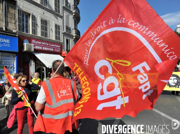 Marseille : Manifestation intersyndicale