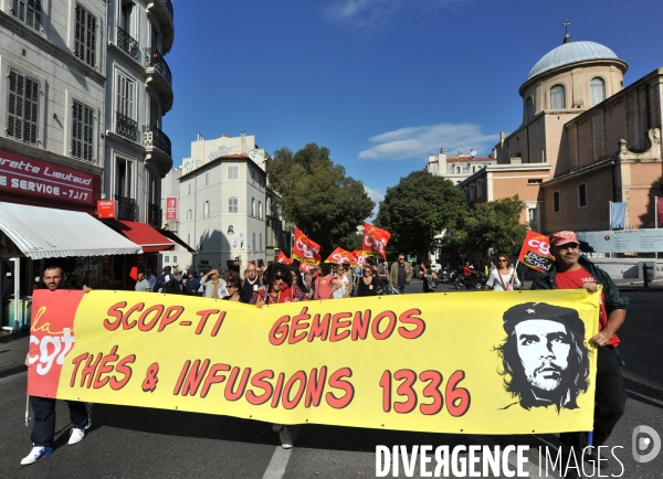 Marseille : Manifestation intersyndicale