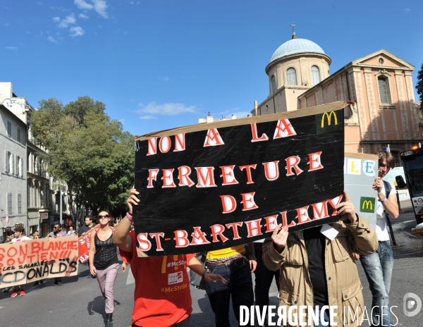 Marseille : Manifestation intersyndicale