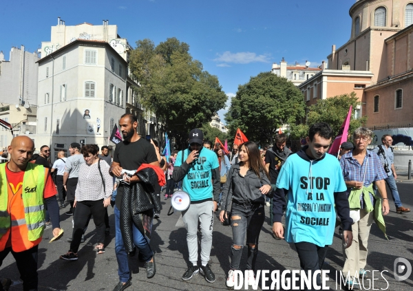 Marseille : Manifestation intersyndicale