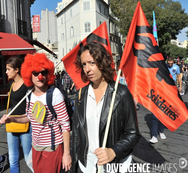 Marseille : Manifestation intersyndicale