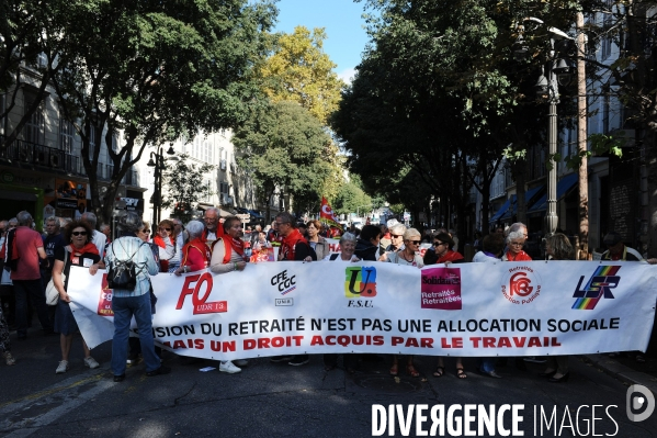 Marseille : Manifestation intersyndicale