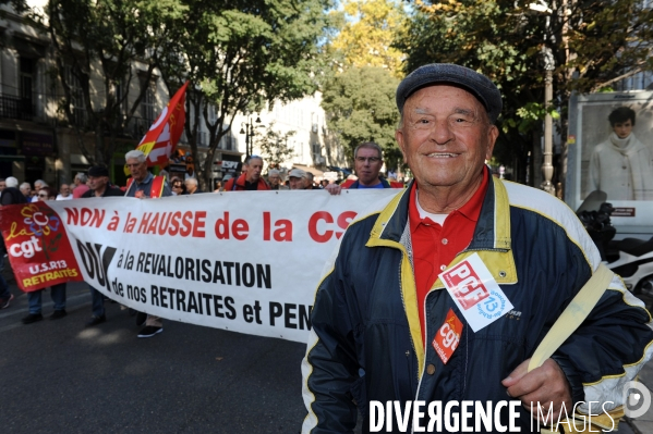 Marseille : Manifestation intersyndicale