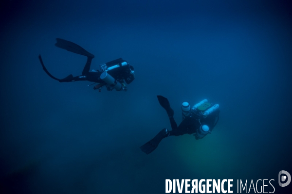 Plongeurs recycleur - Rebreather scuba divers