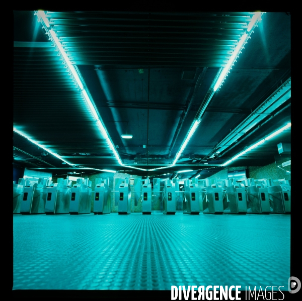 Station de métro vide