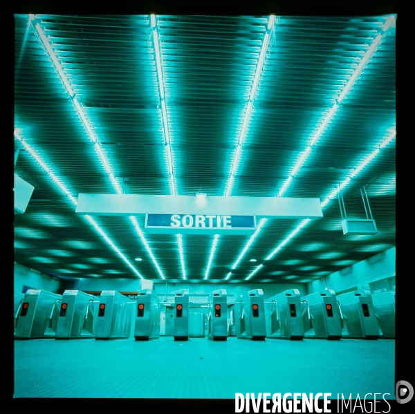 Station de métro vide