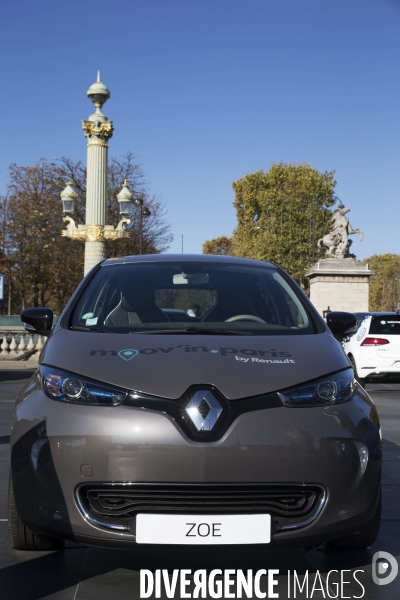 Moov in.paris, la solution de free floting du constructeur Renault.