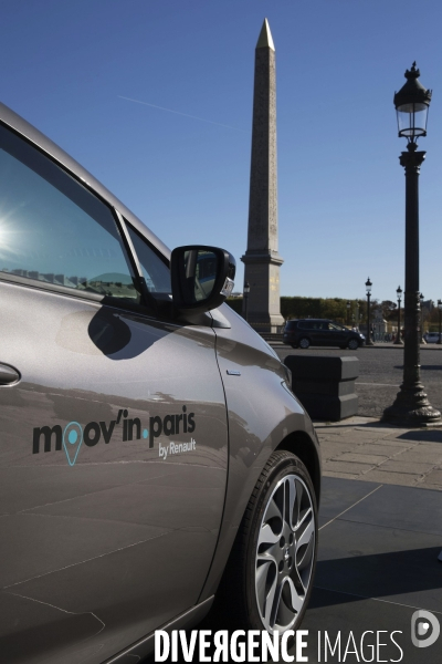 Moov in.paris, la solution de free floting du constructeur Renault.