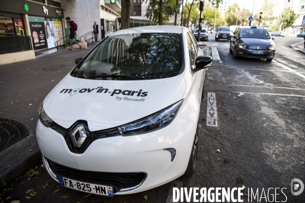 Moov in.paris, la solution de free floting du constructeur Renault.