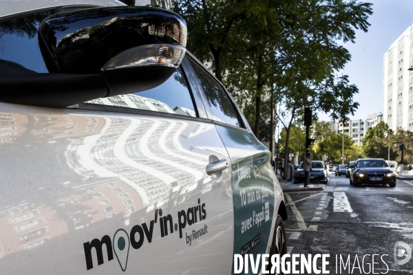 Moov in.paris, la solution de free floting du constructeur Renault.