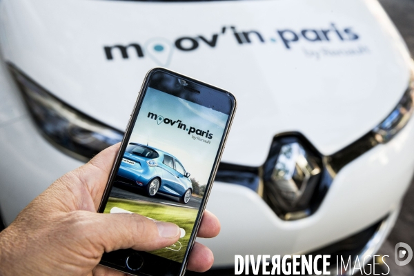 Moov in.paris, la solution de free floting du constructeur Renault.