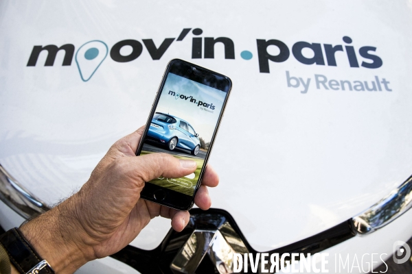 Moov in.paris, la solution de free floting du constructeur Renault.