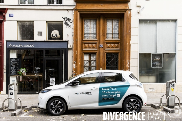 Moov in.paris, la solution de free floting du constructeur Renault.