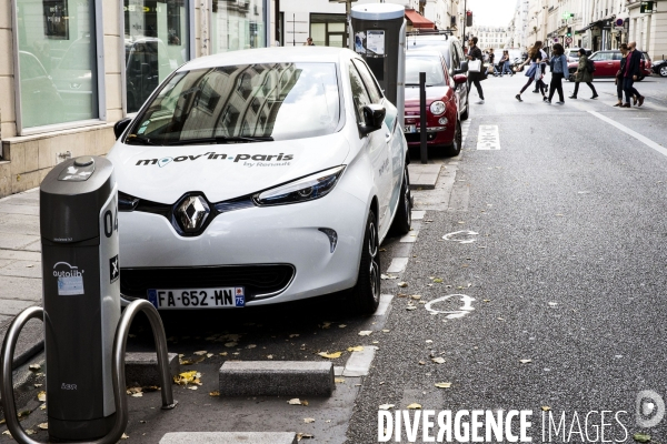 Moov in.paris, la solution de free floting du constructeur Renault.