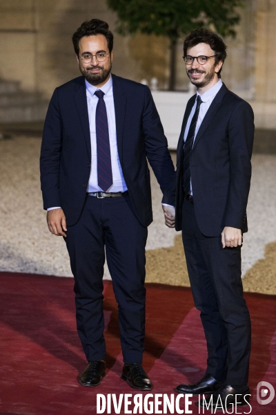 Diner d Etat à l Elysée pour le président M. MOON Jae-in.