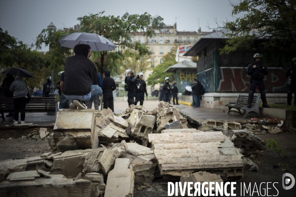 Travaux du quartier de La Plaine à Marseille