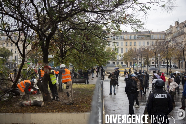 Travaux du quartier de La Plaine à Marseille